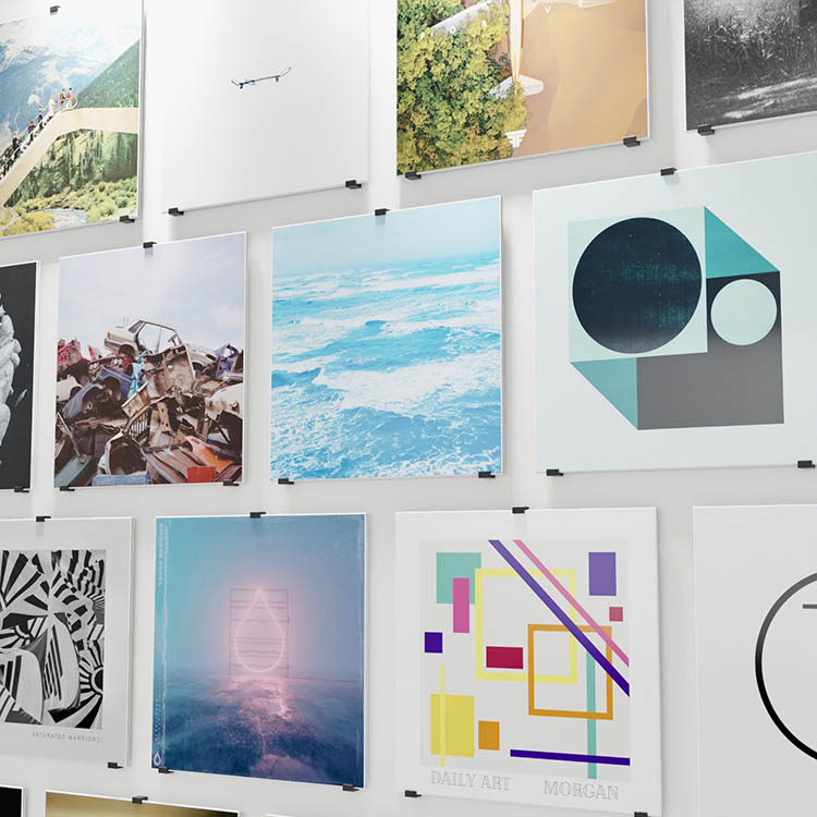 Självhäftande LP-krokar