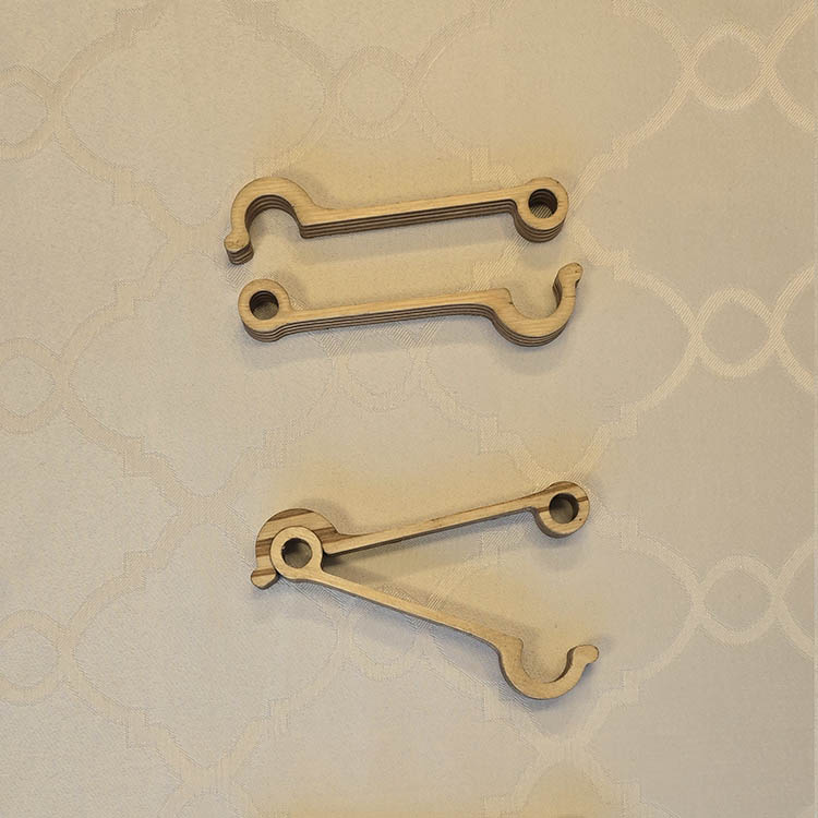 Påsklämma i trä 5-pack