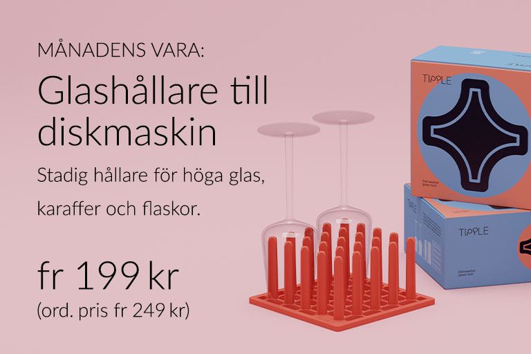 Månadens vara: Glashållare till diskmaskin