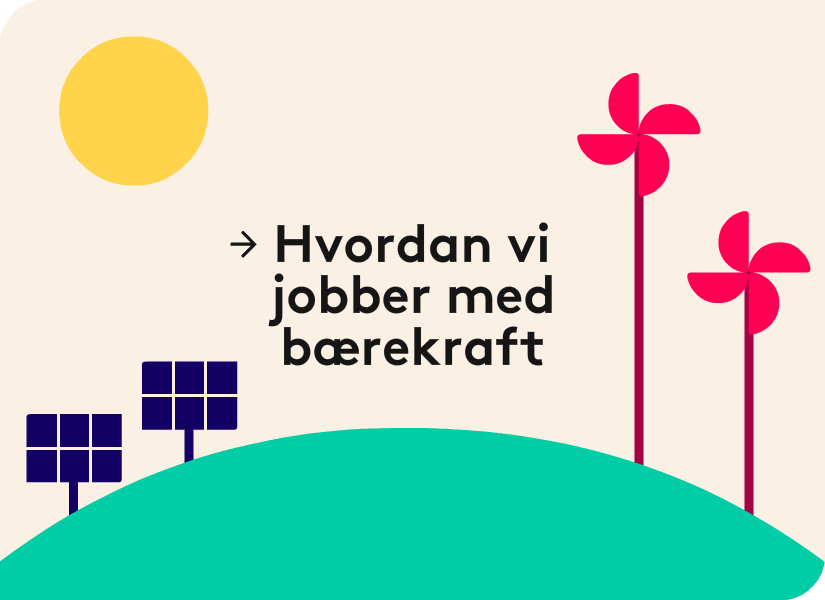 Hur vi arbetar med hållbarhet