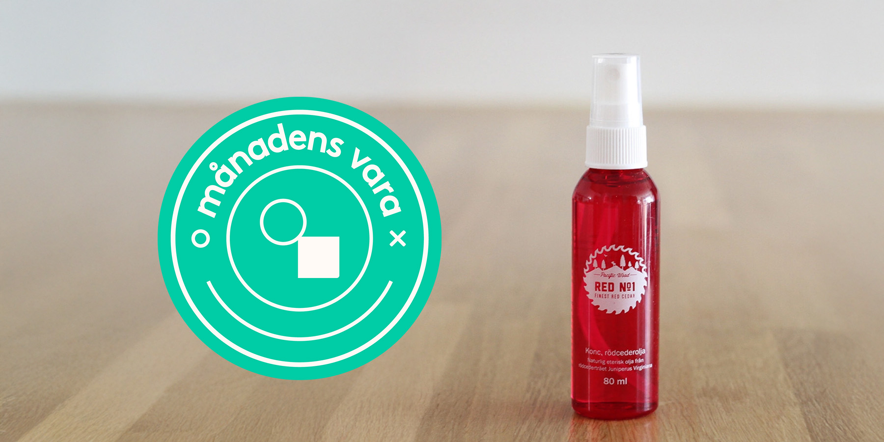 Månadens vara: Rödcederolja 80 ml