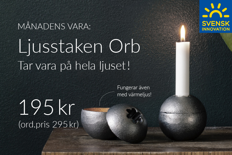 Månadens vara! Ljusstaken Orb