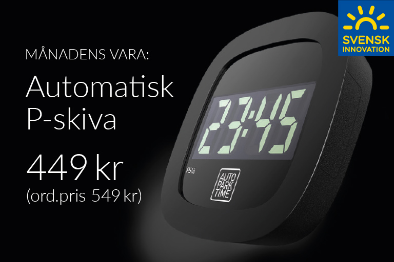Månadens vara - Automatisk P-skiva!