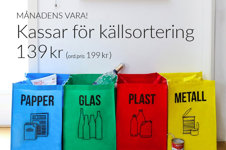 Månadens vara källsortering