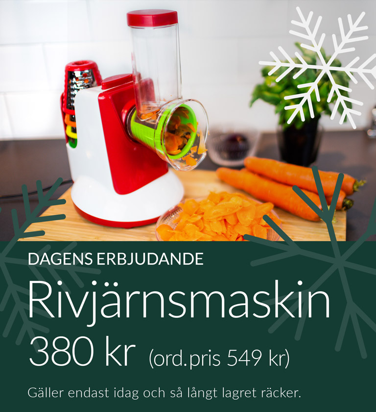 Dagens erbjudande! Rivjärns- och sorbetmaskin