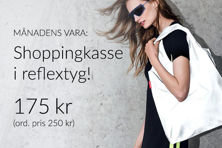 Månadens vara: Shoppingkasse i reflextyg
