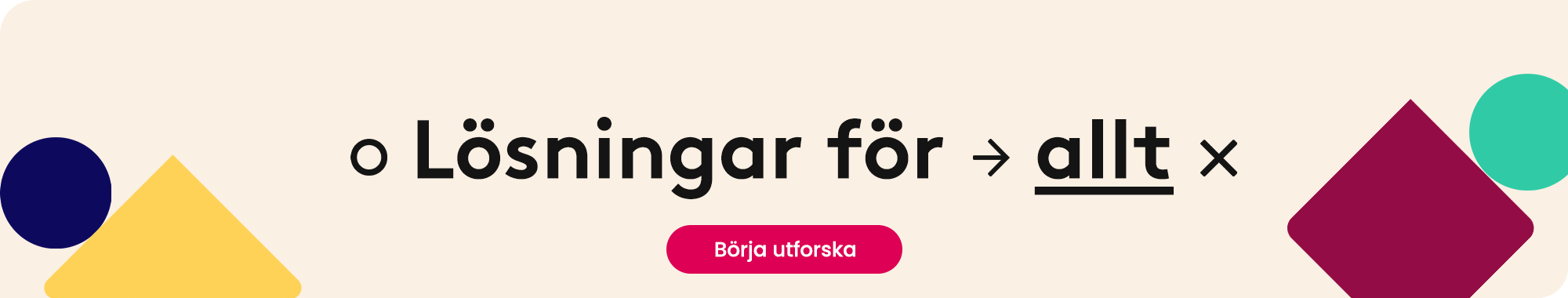 Lösningar för allt