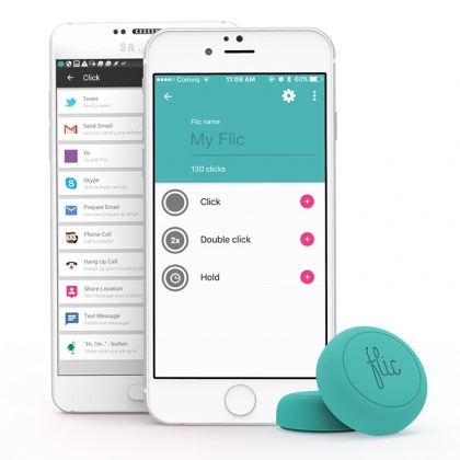 Flic, snabbknapp till dina appar i gruppen Hemmet / Elektronik / Mobiltillbehör hos SmartaSaker.se (12629)