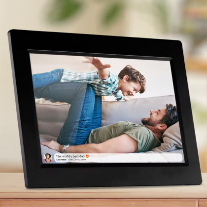 Appstyrd digital fotoram, Frameo i gruppen Hemmet / Elektronik / Mobiltillbehör hos SmartaSaker.se (13275)