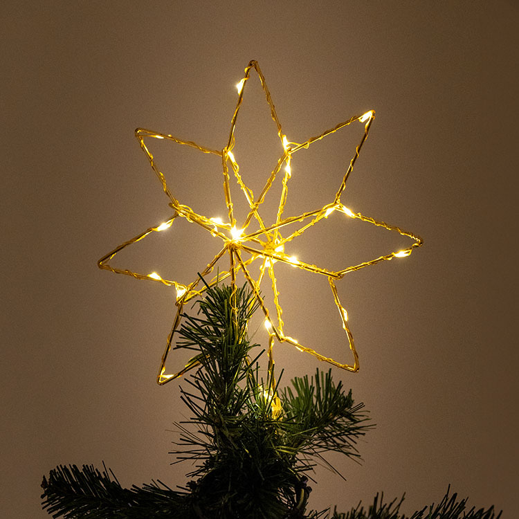 Toppstjärna med belysning i gruppen Högtider / Advent & Jul / Julbelysning hos SmartaSaker.se (13327)