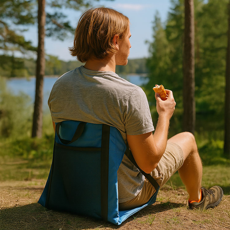 Hopfällbart ryggstöd i gruppen Fritid / Friluftsliv hos SmartaSaker.se (13424)