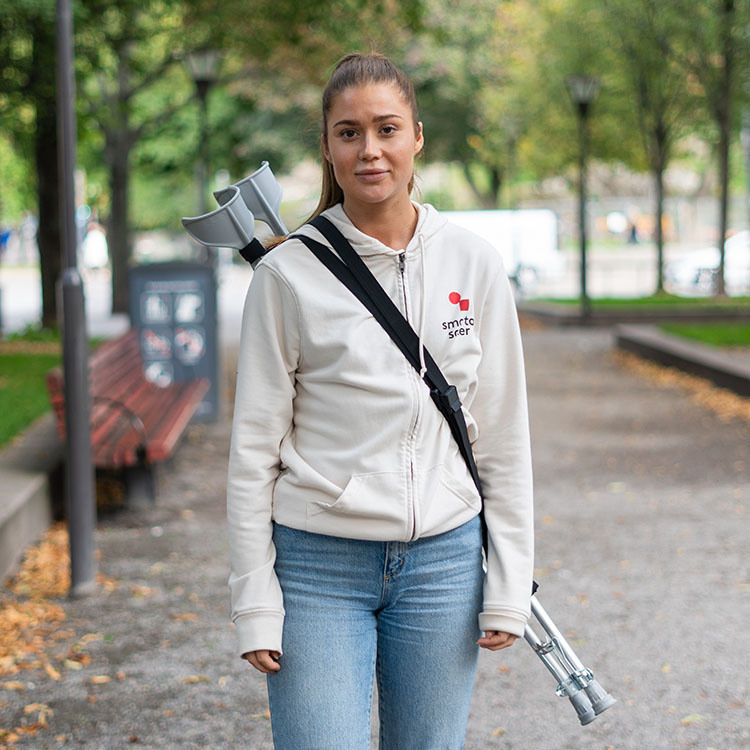 Axelrem till krycka i gruppen Säkerhet / Trygghet / Smart hjälp hos SmartaSaker.se (13782)