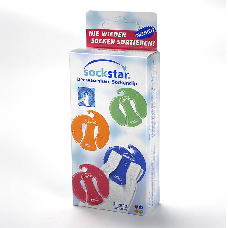 Strumpklämmor Sockstar 20-pack i gruppen Hemmet / Tvätt och Städ hos SmartaSaker.se (14514)