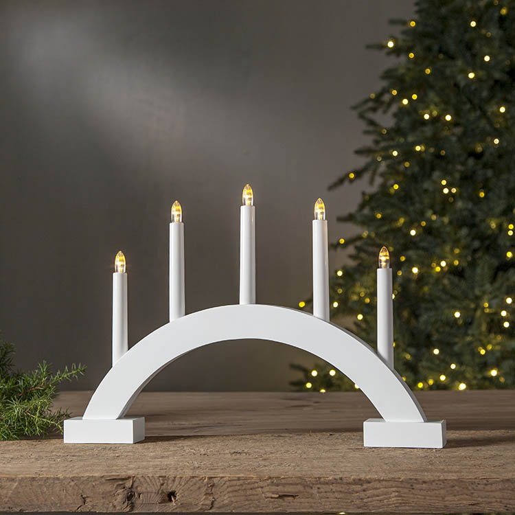 Batteridriven adventsljusstake i gruppen Högtider / Advent & Jul / Julbelysning hos SmartaSaker.se (14657)