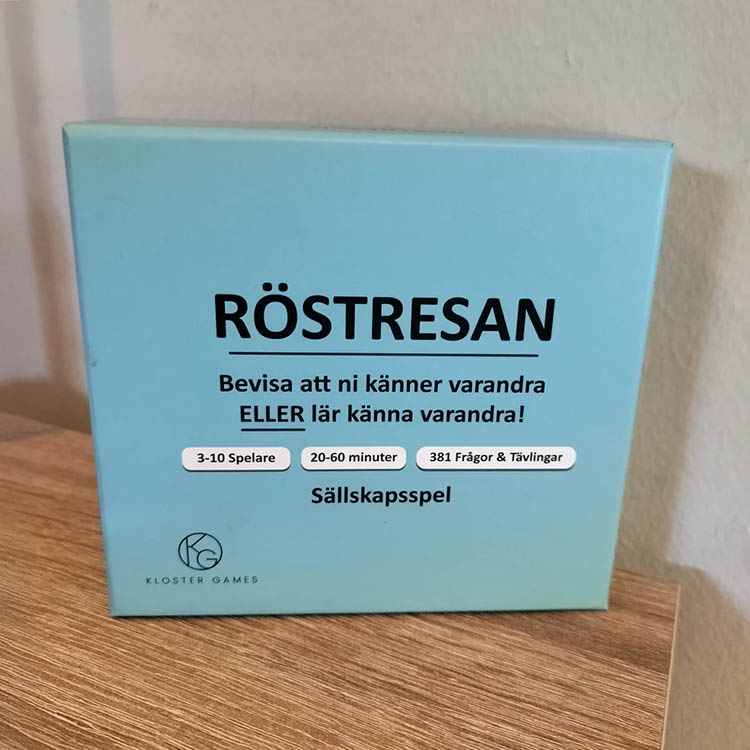 Sällskapsspelet Röstresan i gruppen Fritid / Spel hos SmartaSaker.se (14684)