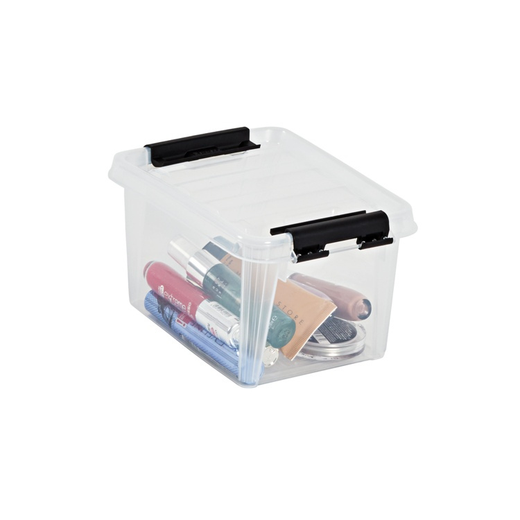 Ask / Liten låda, SMARTSTORE 1,5L, CLASSIC, 20 x 15 x H 11 cm, Klar / Svart i gruppen Förvaring / Förvaringslådor / SmartStore förvaringslådor hos SmartaSaker.se (40020)