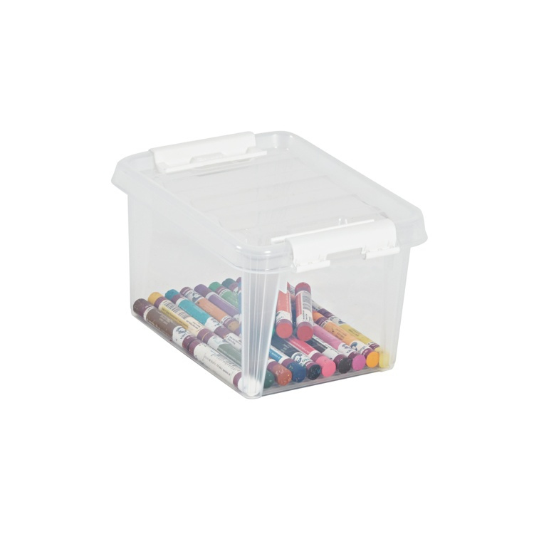Ask / Låda, Liten, SMARTSTORE 1,5L HOME, 20 x 15 x H11 cm, Klar / Vit i gruppen Förvaring / Förvaringslådor hos SmartaSaker.se (40023)