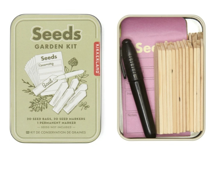 Ask för Frön & Märkpinnar, SEED KEEPING KIT, 7 x 10 cm, Ljusgrön i gruppen Förvaring / Magneter och självhäftande / Skyltar och etiketter hos SmartaSaker.se (40027)