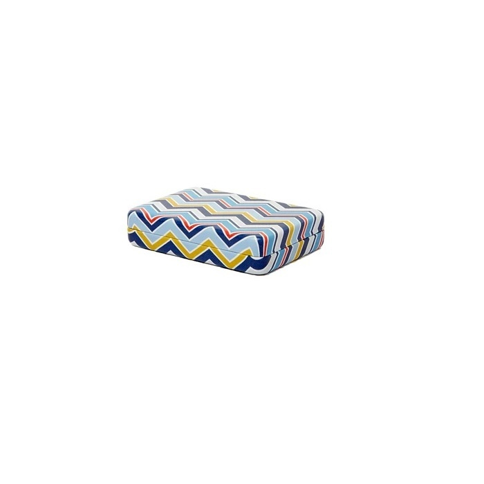 Ask med spegel, PORTABLE JEWELRY CASE STRIPPED, 10 x 7 x 2 cm i gruppen Förvaring / Förvaring på resa / Smyckesförvaring för resa hos SmartaSaker.se (40031)