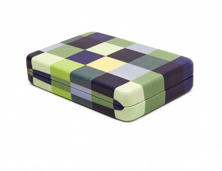 Ask med spegel, PORTABLE JEWELRY CASE, 10 x 7 x 2 cm i gruppen Förvaring / Förvaring på resa / Smyckesförvaring för resa hos SmartaSaker.se (40032)