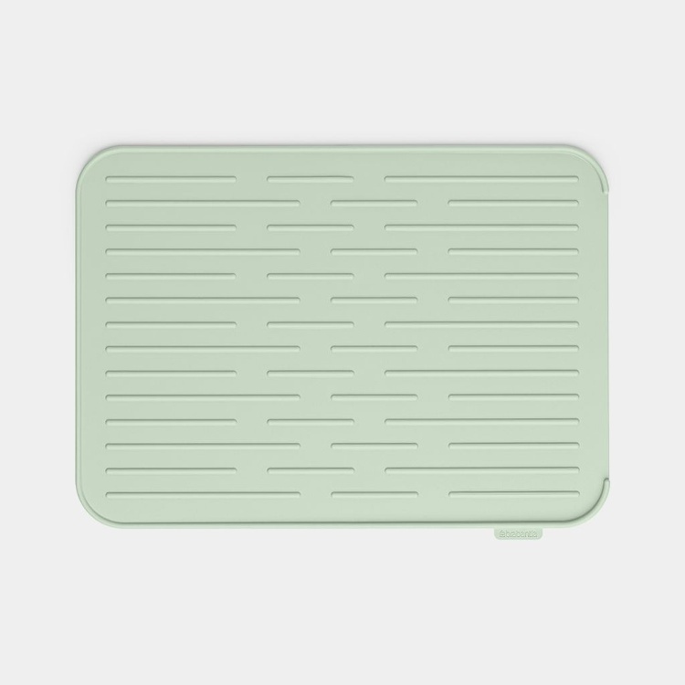 Avrinningsbricka i silikon, BRABANTIA DRYING MAT, 44 x 32,5 cm, Ljusgrön i gruppen Förvaring / Köksförvaring / Diskställ och diskbänk hos SmartaSaker.se (40068)