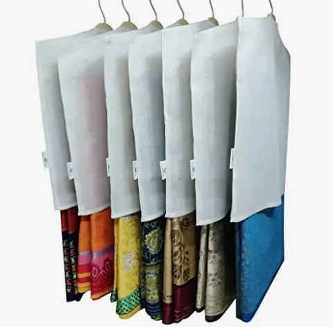 Axelöverdrag, NARROW PURE COTTON , 47 x H 47 cm, Offwhite i gruppen Förvaring / Garderobsförvaring / Klädgarderober hos SmartaSaker.se (40072)