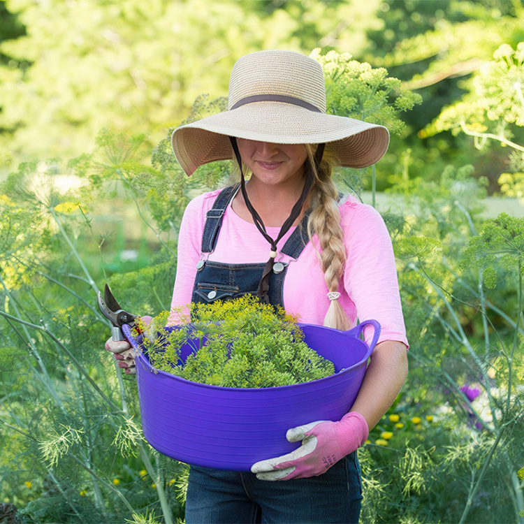 Balja, TUBTRUG SHALLOW MEDIUM, 15 liter i gruppen Förvaring / Förråd- och garageförvaring / Korgar och hinkar hos SmartaSaker.se (40082)