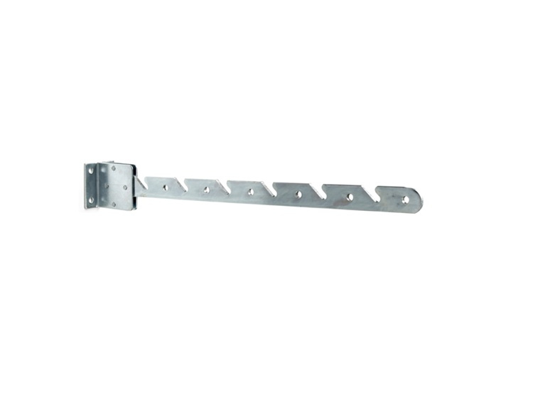 Balkonghängare / Vädringskrok i metall, 42 cm, HABO, Silver i gruppen Förvaring / Tvätt och tork / Torkställningar hos SmartaSaker.se (40083)