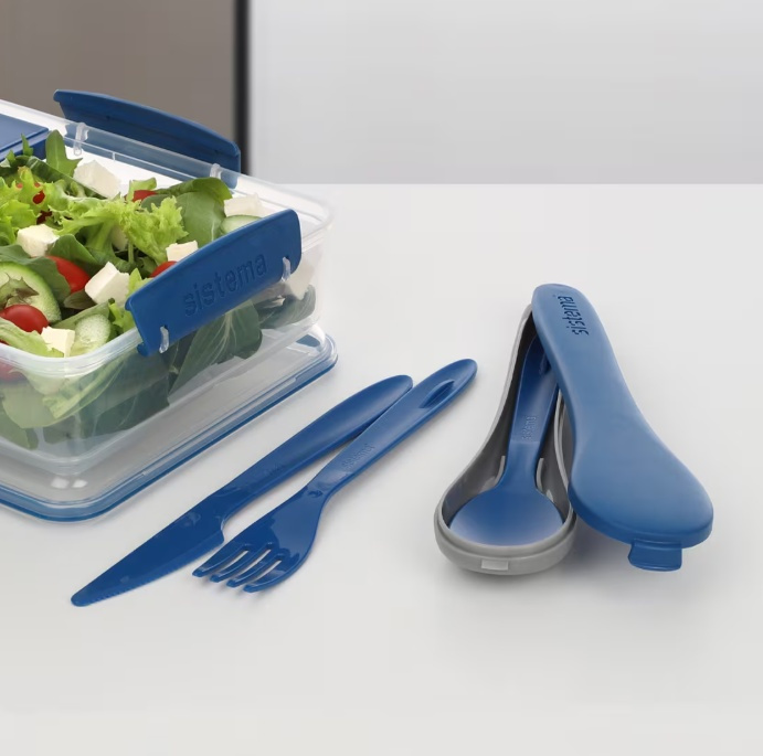 Bestick i Fodral, CUTLERY SET TO GO i gruppen Förvaring / Köksförvaring / Matlådor hos SmartaSaker.se (40098)