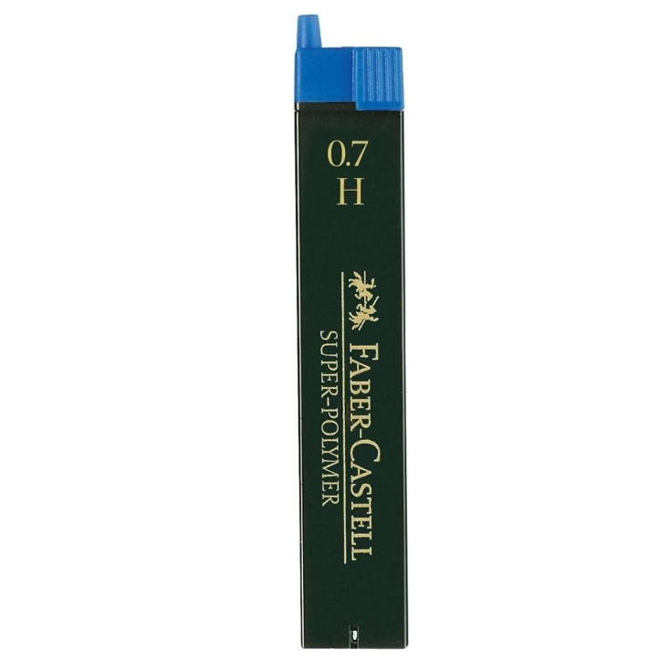 Blyertsstift, FABER CASTELL H 0,7 mm, Grå i gruppen Förvaring / Kontorsmaterial hos SmartaSaker.se (40138)
