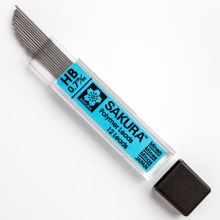 Blyertsstift, SAKURA HB 0,7 mm, Grå i gruppen Förvaring / Kontorsmaterial hos SmartaSaker.se (40145)