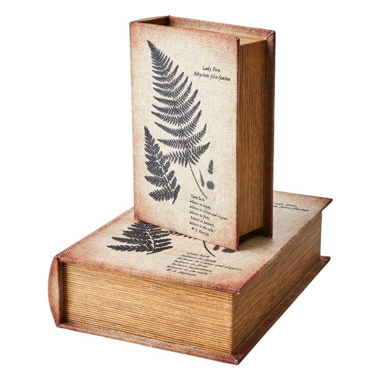 Boklåda, Dold Förvaring, LADY FERN, SMALL, 20 x 14 x H 5 cm i gruppen Förvaring / Förvaringslådor / Småförvaring hos SmartaSaker.se (40158)