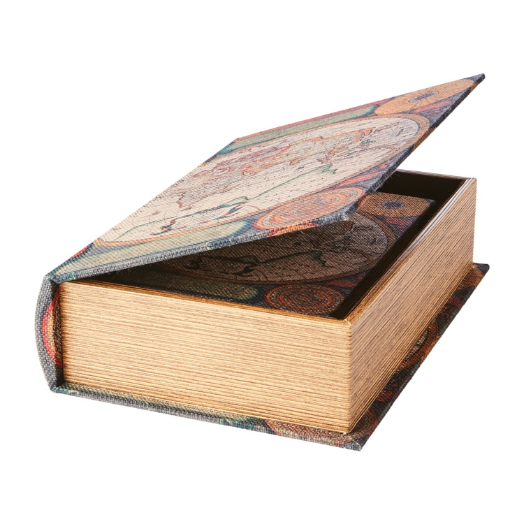 Boklåda, Dold Förvaring, WORLD ATLAS LARGE, 27 x 19 x H 7 cm i gruppen Förvaring hos SmartaSaker.se (40167)