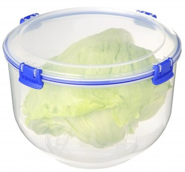 Burk för sallad, 3,5L, LETTUCE CRISPER, Ø 22 x H 15 cm, Klar / Blå i gruppen Förvaring / Köksförvaring / Matlådor / SmartStore matlådor hos SmartaSaker.se (40280)