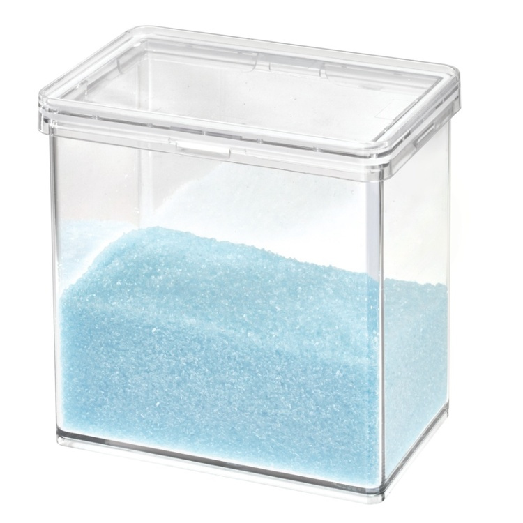 Burk för torrvaror, 1,4 L, THE HOME EDIT MEDIUM CANISTER, 10,2 x 15,2 x H 15,6 cm , Transparent i gruppen Förvaring / Köksförvaring / Förvaringsburkar hos SmartaSaker.se (40296)