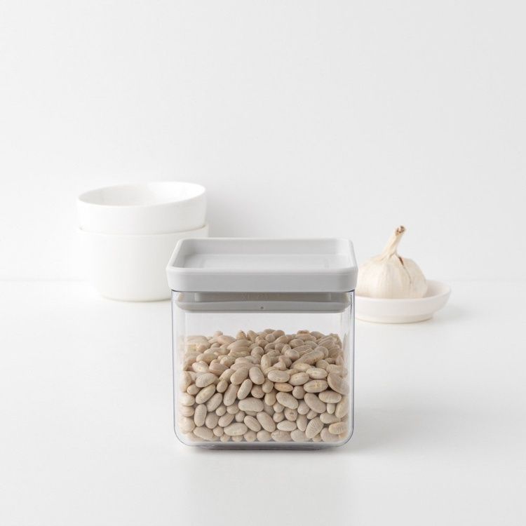 Burk, 0,7 L, TASTY+ SQUARE SMALL CANISTER, Brabantia i gruppen Förvaring / Köksförvaring / Förvaringslådor och burkar / Brabantia hos SmartaSaker.se (40311)
