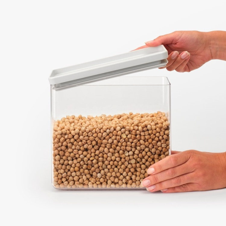 Burk, 3,5 L, TASTY+ LARGE RECTANGULAR CANISTER, Brabantia i gruppen Förvaring / Köksförvaring / Förvaringslådor och burkar / Brabantia hos SmartaSaker.se (40325)