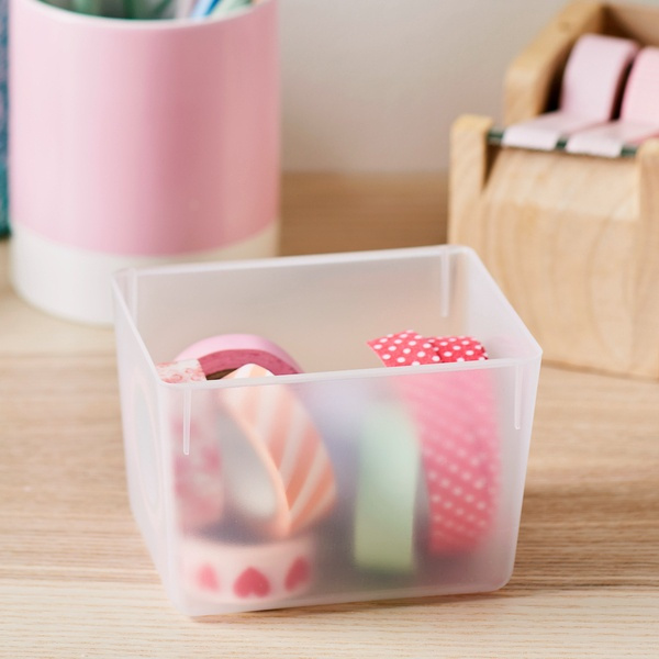 Burk, SMARTSTORE SMALL INSERTS, 12 x 9 x H 9 cm, Transparent i gruppen Förvaring / Köksförvaring / Förvaringslådor och burkar hos SmartaSaker.se (40333)