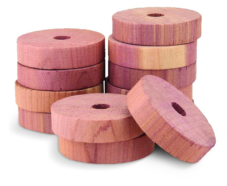 Cederträ-ringar, 12 st, LEGNO DI CEDRO, Ã˜ 4 cm, Natur i gruppen Förvaring / Garderobsförvaring hos SmartaSaker.se (40364)