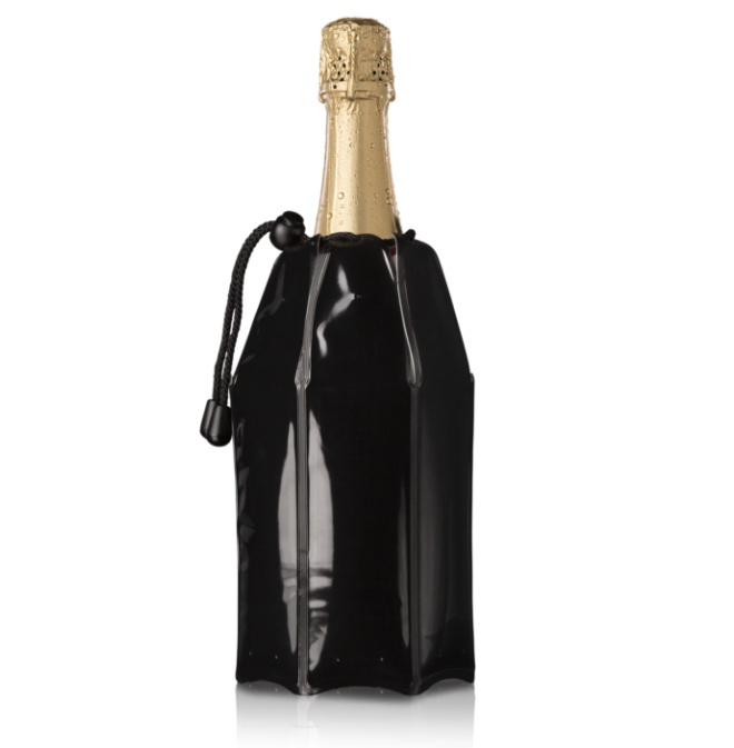 Champagnekylare, ACTIVE COLER WINE, Vacu Vin, Svart i gruppen Förvaring / Köksförvaring hos SmartaSaker.se (40366)