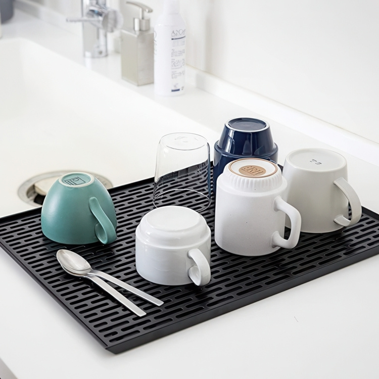 Diskunderlägg, TOWER SINK SIDE, 42,5 × 31 × H 1,5 cm, Yamazaki i gruppen Förvaring / Köksförvaring / Diskställ och diskbänk hos SmartaSaker.se (40467)