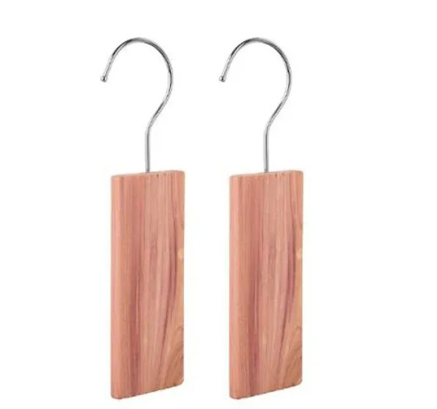 Doftblock med krok, Cederträ, 2 st, HANG UPS, 4,8 x 1 x H 20,7 cm, Natur i gruppen Förvaring / Garderobsförvaring hos SmartaSaker.se (40473)