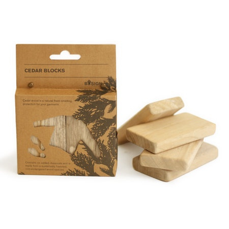 Doftblock, Cederträ, 4-pack, CEDAR BLOCKS, Bosign, Beige i gruppen Förvaring / Garderobsförvaring hos SmartaSaker.se (40477)