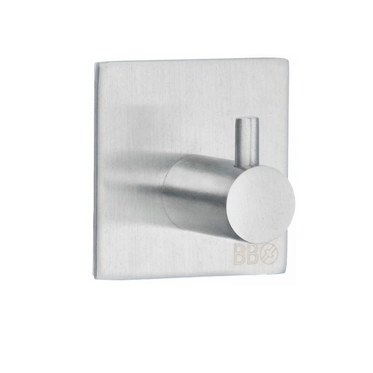 Enkelkrok, Självhäftande, Kantig, med Pigg, STICK, 4,5 x 4,5 cm i gruppen Förvaring / Badrumsförvaring hos SmartaSaker.se (40547)
