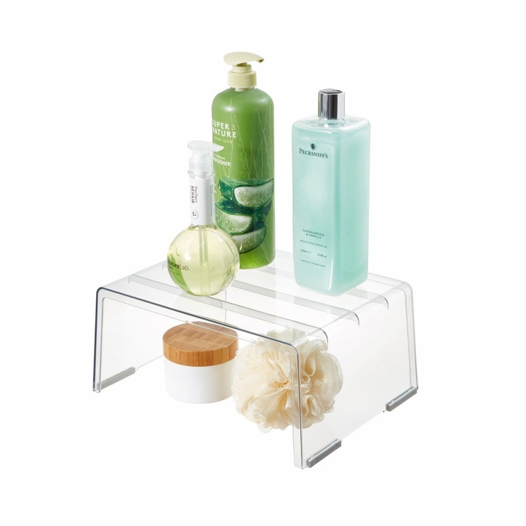 Extra hylla för skåp, DEEP RISER, 34,2 x 25,4 x H 15,3 cm, Transparent i gruppen Förvaring / Köksförvaring / Organisera köksskåp hos SmartaSaker.se (40584)