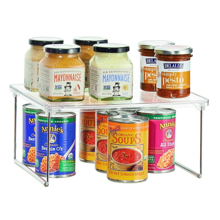 Extra hylla för skåp, PANTRY CABINET SHELF, 30,5 x 25,4 x H 15,2 cm , Transparent i gruppen Förvaring / Köksförvaring / Organisera köksskåp hos SmartaSaker.se (40585)