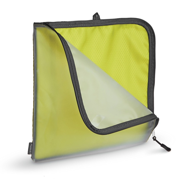 Fodral på resan, SMART POUCH LARGE, 28 x H 29 cm, Limegrön / Transparent i gruppen Förvaring / Förvaring på resa hos SmartaSaker.se (40618)