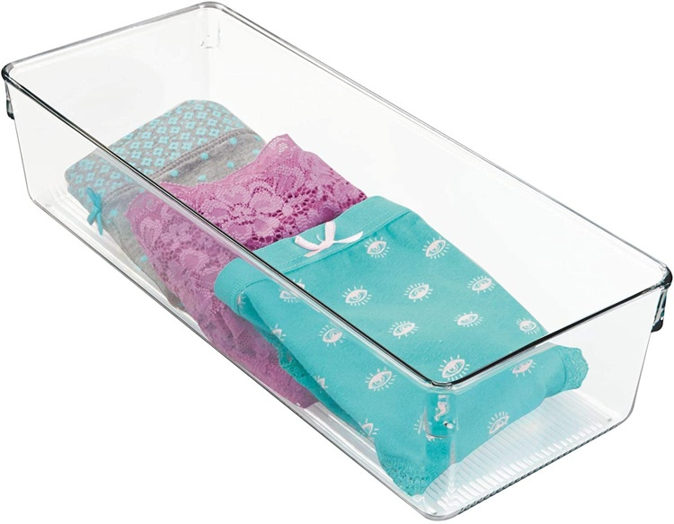 Förvaringsbricka, kraftig, DRESSER DRAWER ORGANISER SMALL, 30,5 x 12,7 x H 7,6 cm, Klar i gruppen Förvaring / Garderobsförvaring / Sorteringslådor hos SmartaSaker.se (40687)