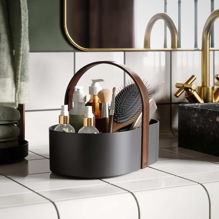 Förvaringskorg med fack, UMBRA BELLWOOD CADDY, 30 x 20 x H 23 cm i gruppen Förvaring / Badrumsförvaring hos SmartaSaker.se (40755)