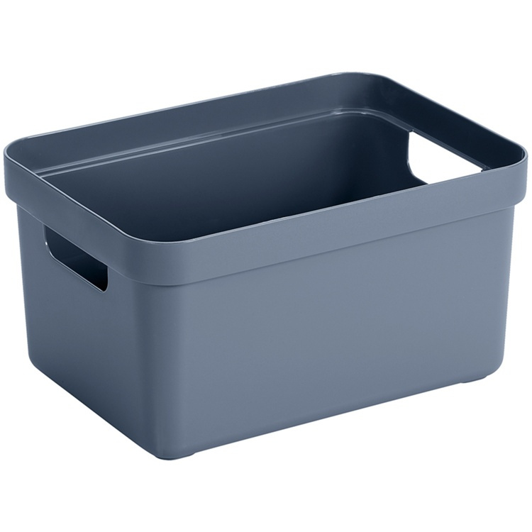 Förvaringskorg, 13 Liter, SIGMA BASKET MEDIUM, 35 x 24,6 x H 18,3 cm, Blå i gruppen Förvaring / Förråd- och garageförvaring / Korgar och hinkar hos SmartaSaker.se (40758)